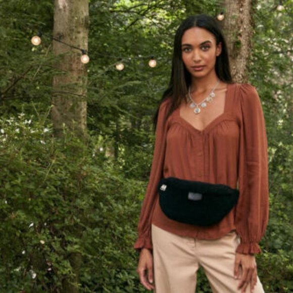 Patricia Nash Black Cantley Waist Pack Smoke - Picture 6 of 17